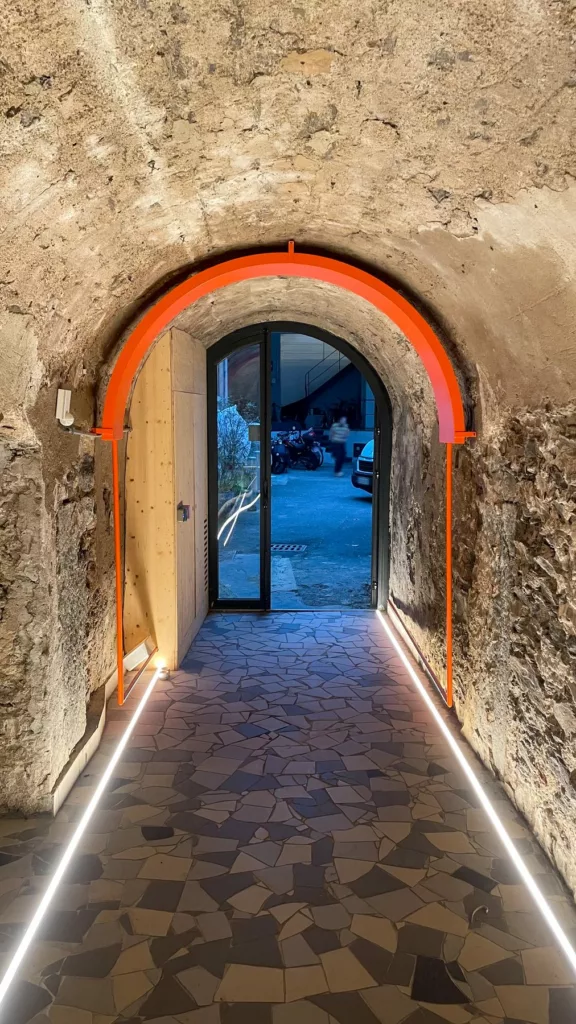 Mise en lumière du passage voûté de La Ciergerie, Lyon